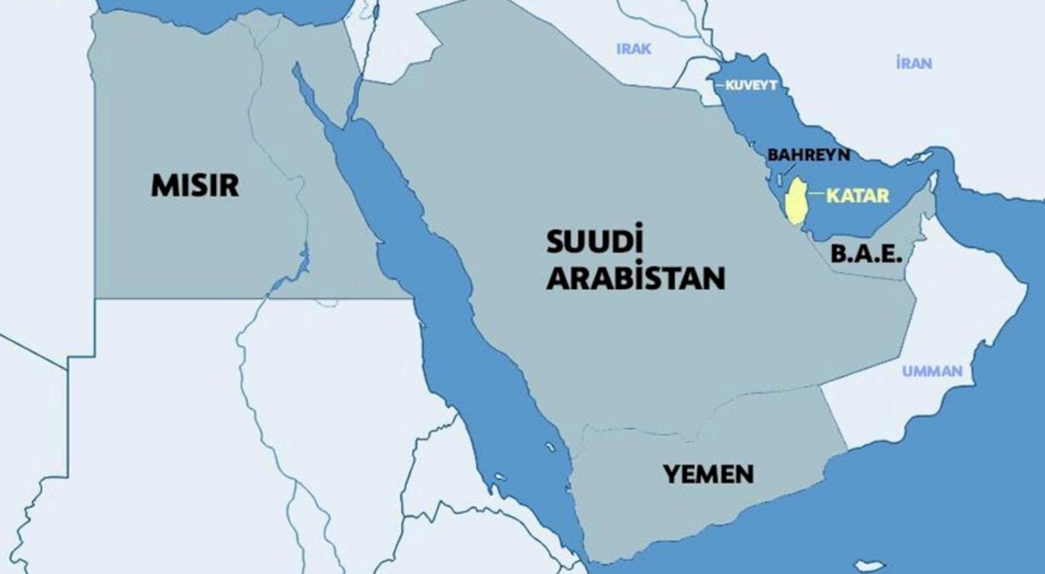 Саудовская аравия какой континент. Катар и Саудовская Аравия на карте.