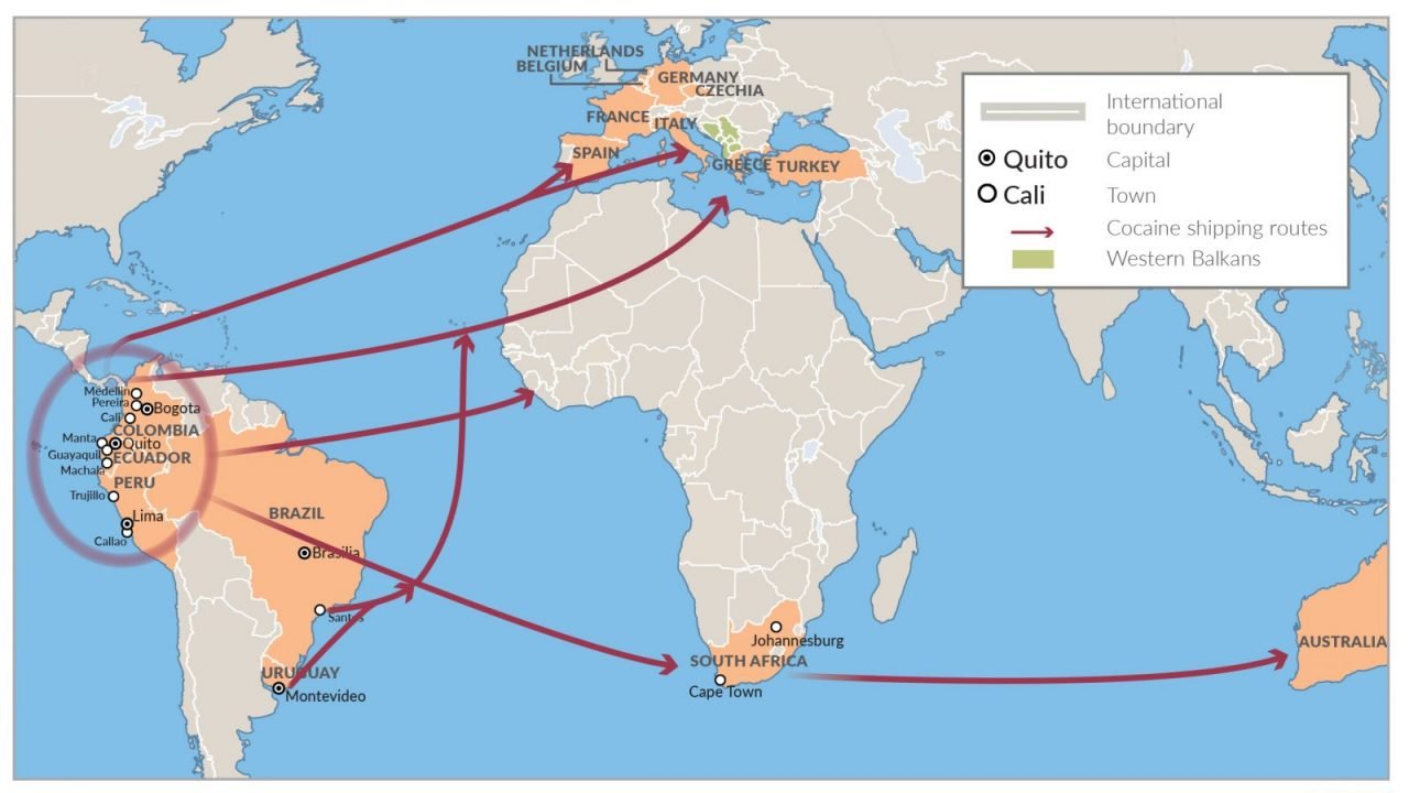 2022’de Ekvador’dan Türkiye’ye gönderilecekken yakalanan kokain 2 tona yaklaşıyor! 