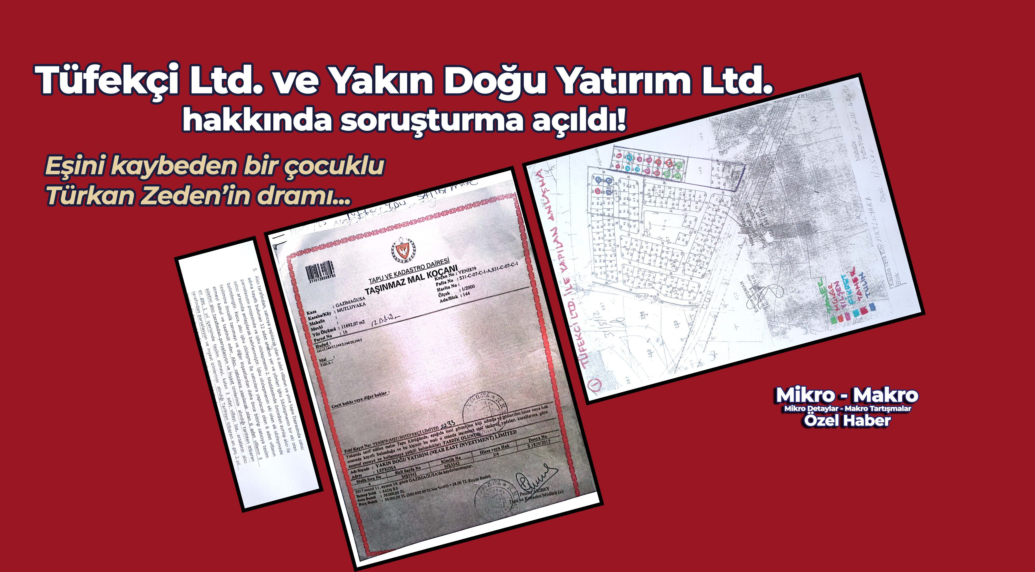Tüfekçi Ltd. ve Yakın Doğu Yatırım Ltd. hakkında soruşturma açıldı