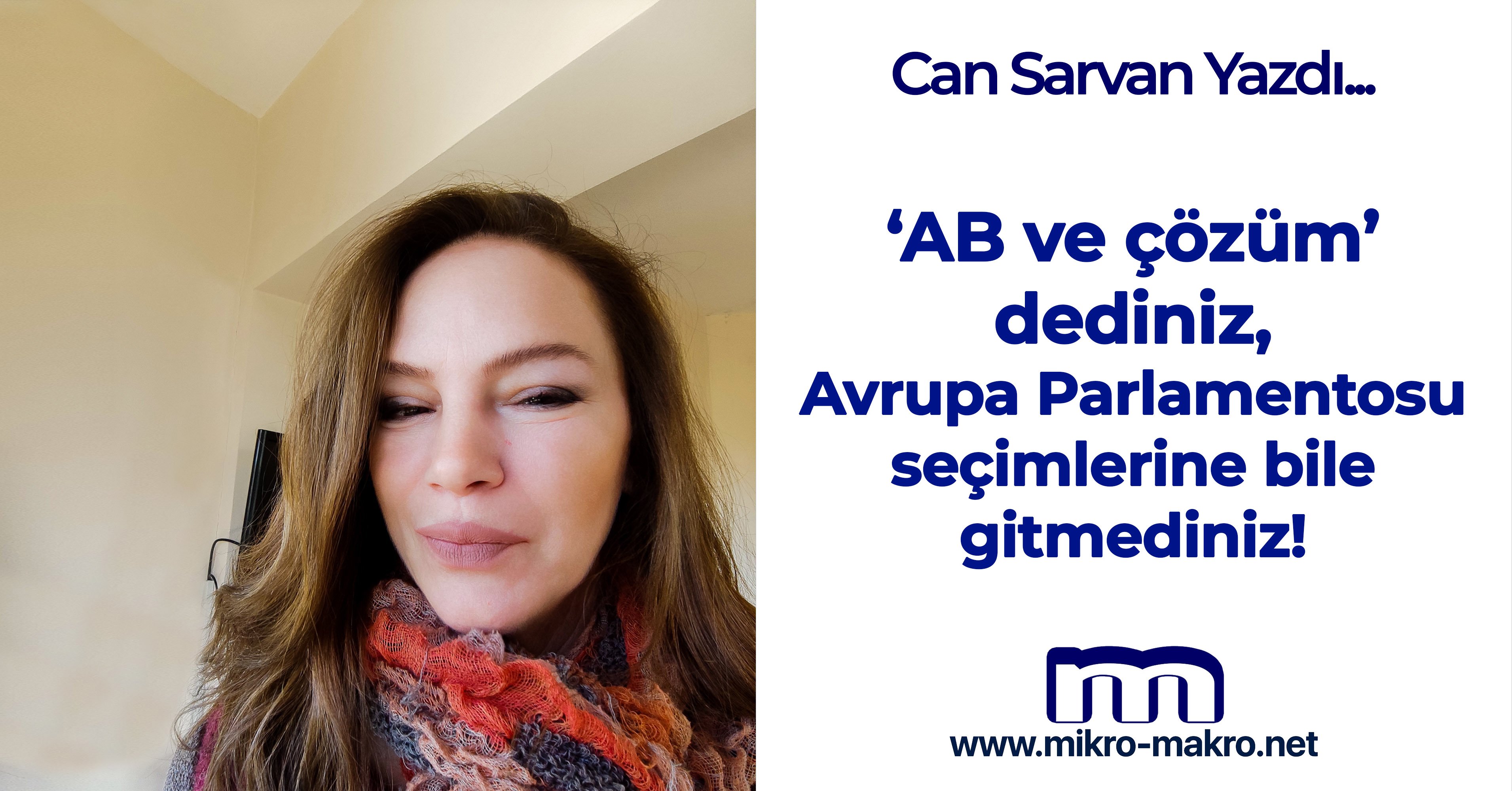 ‘AB ve çözüm’ dediniz,  Avrupa Parlamentosu seçimlerine bile gitmediniz!