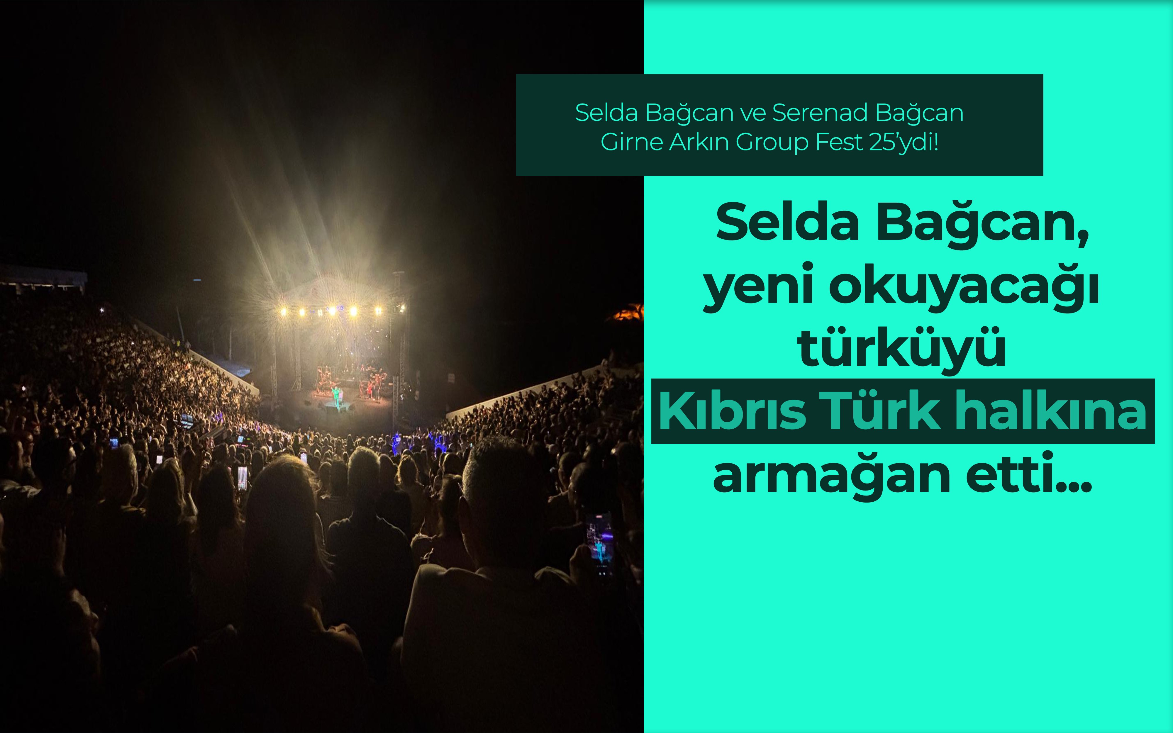 Selda Bağcan, yeni okuyacağı türküyü Kıbrıs Türk halkına armağan etti