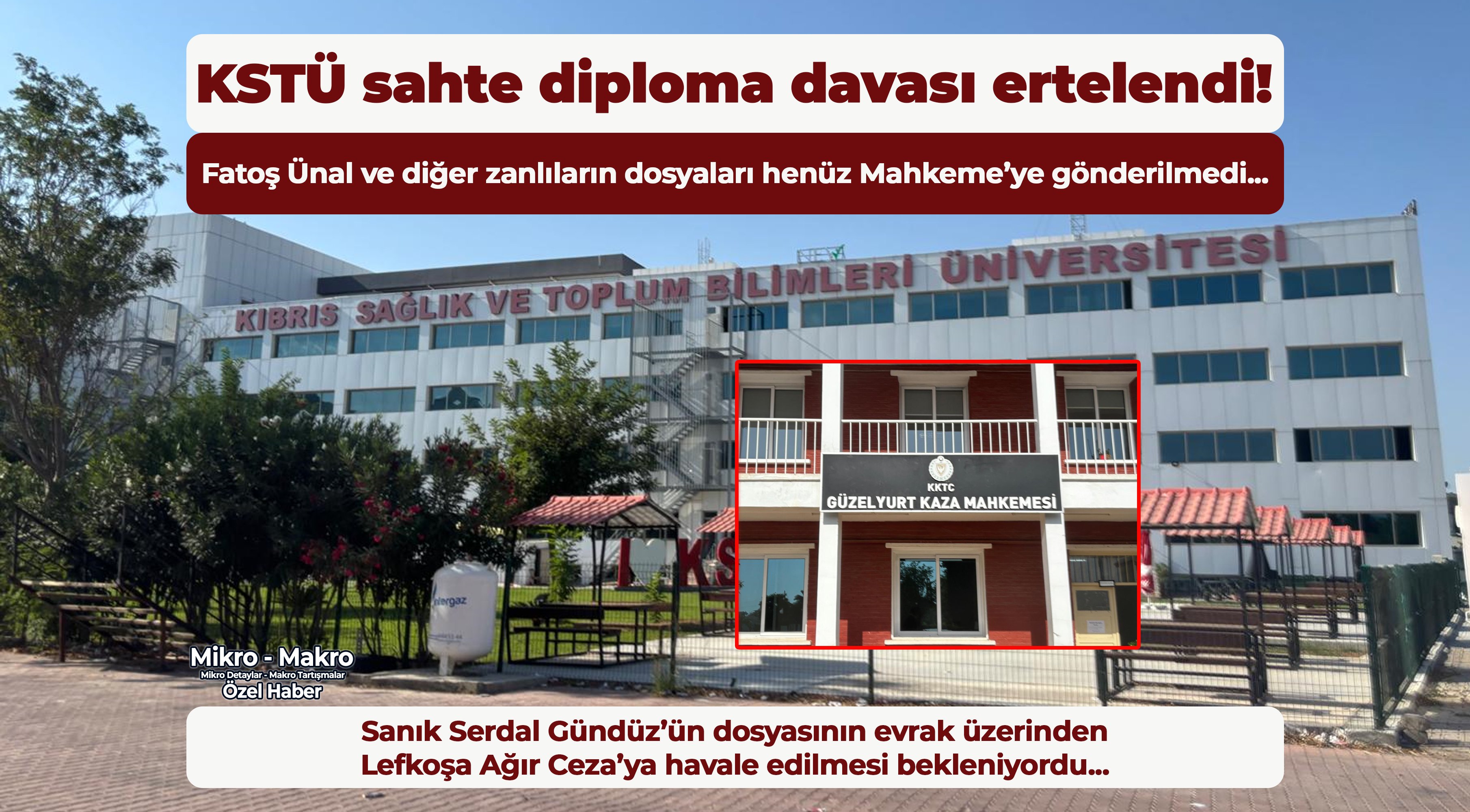 KSTÜ sahte diploma davası ertelendi: Fatoş Ünal’ın dosyası Mahkeme’ye henüz gönderilmedi...