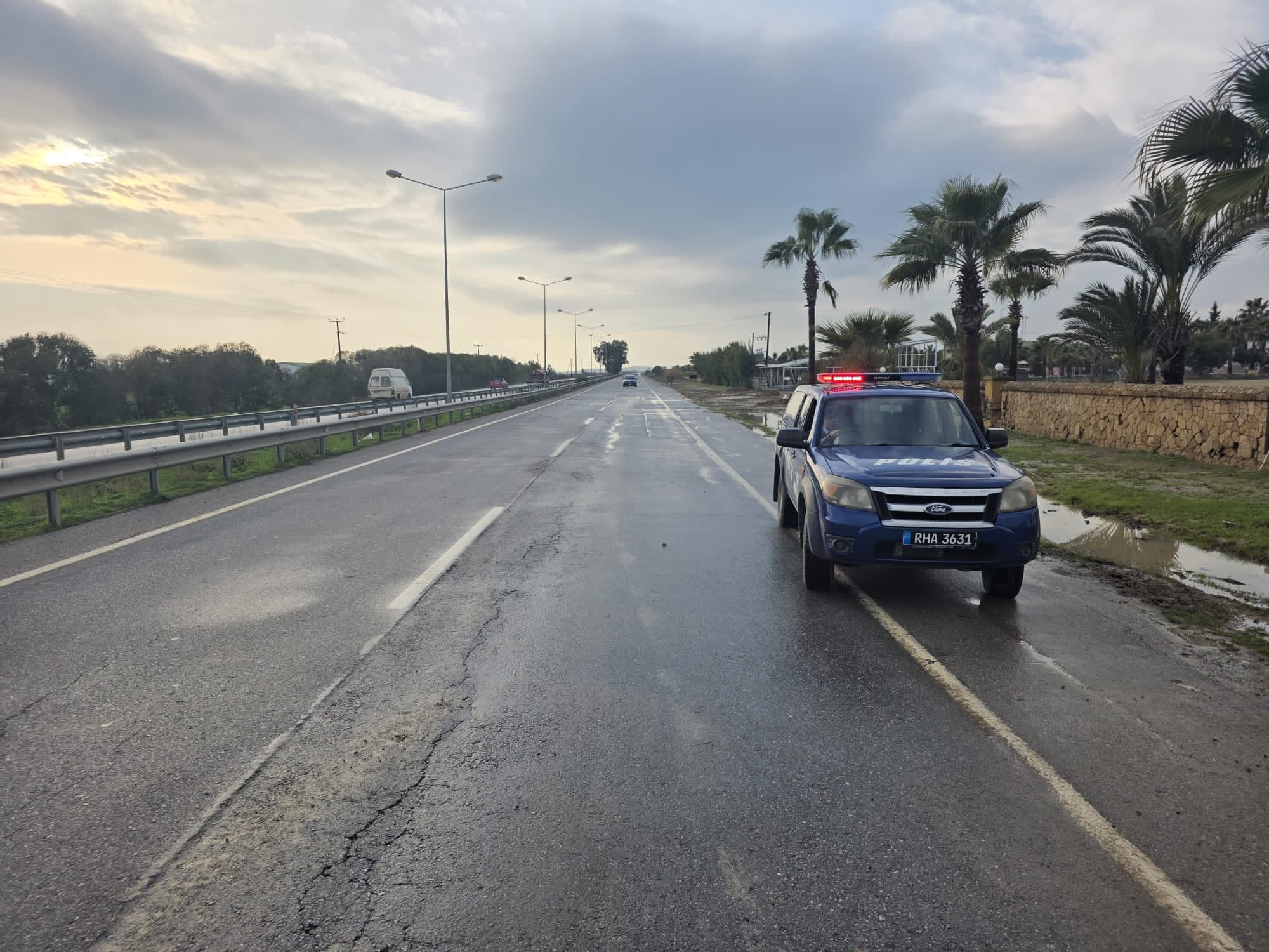  Lefkoşa-Güzelyurt ana yolu çift yönlü olarak trafik akışına açıldı